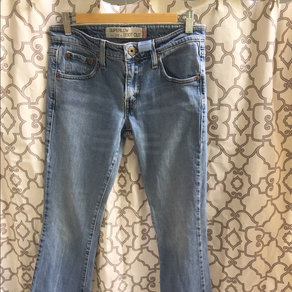 Jeans | Levis 38 Super Low Boot Cut 